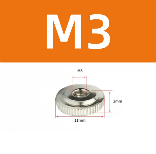 Đai ốc có RÃNH vặn tay GB807 chất liệu thép mạ kẽm
