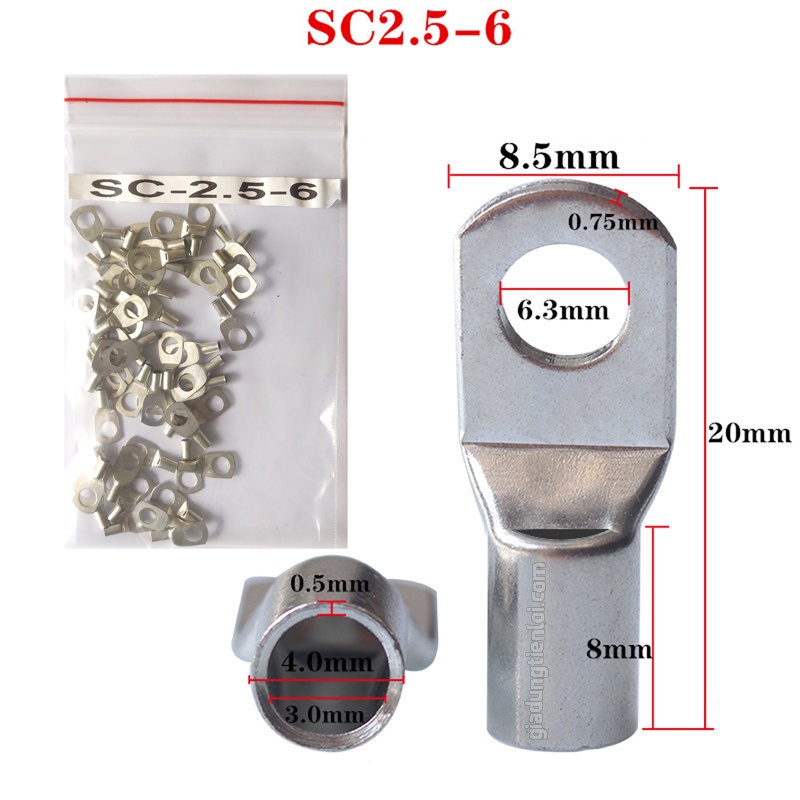 Đầu COS SC bằng đồng mạ si chống oxi hóa