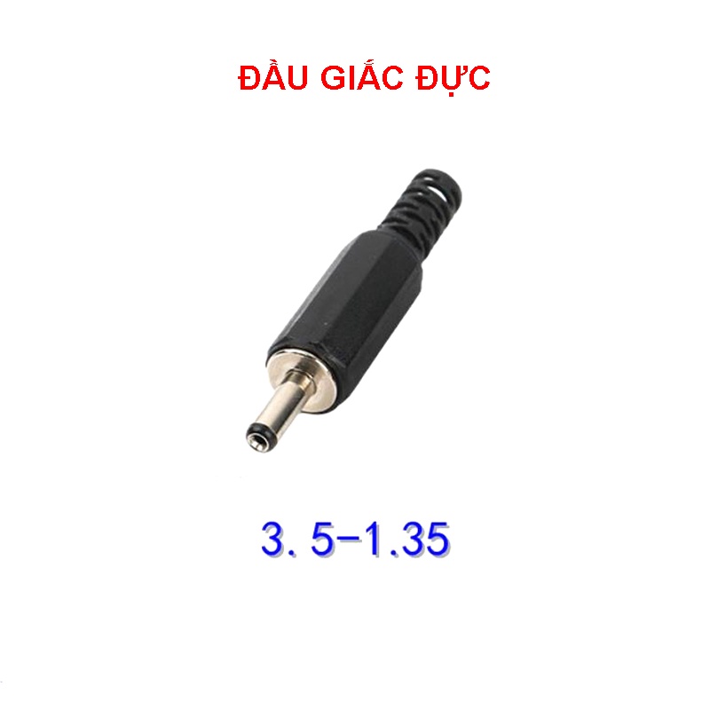 Đầu giắc DC 5.5x2.1mm 5.5x2.5mm 3.5x1.3mm - chân nối DC