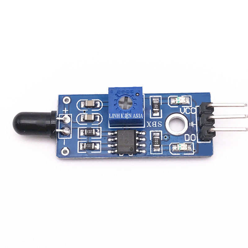 Cảm biến phát hiện ngọn lửa có chiết áp điều chỉnh độ nhạy (3 chân)