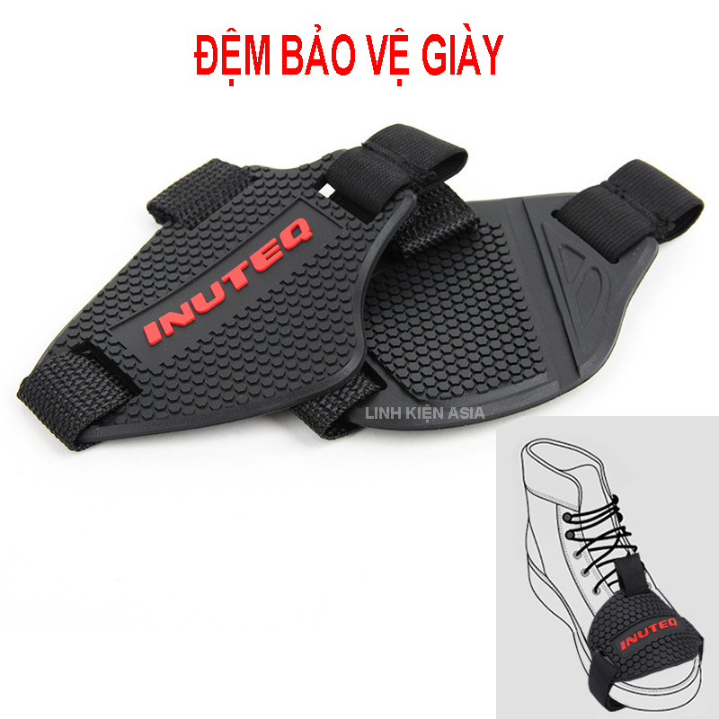 Đệm bảo vệ giày vào số xe côn tay - đệm chống hư giày đi xe số móc