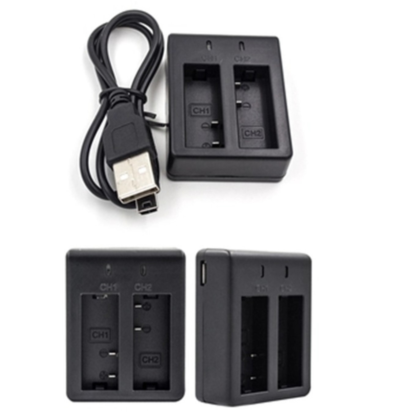 Dock sạc đôi camera thể thao SJ4000 SJ7000 Eken