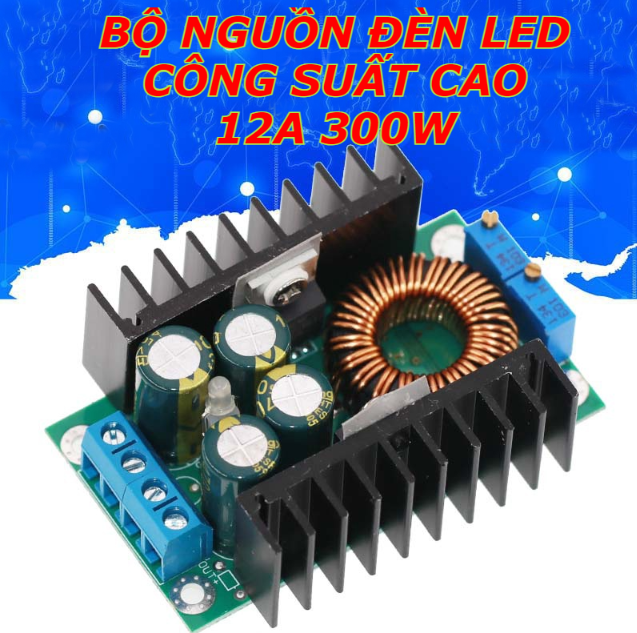 Bộ nguồn đèn led công suất cao 300W điều chỉnh điện áp đầu ra