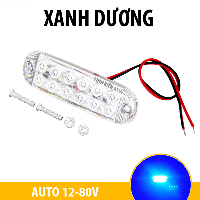 Đèn led cảnh báo nhiều màu sắc auto 12-80V đèn chớp flash độ sáng cao