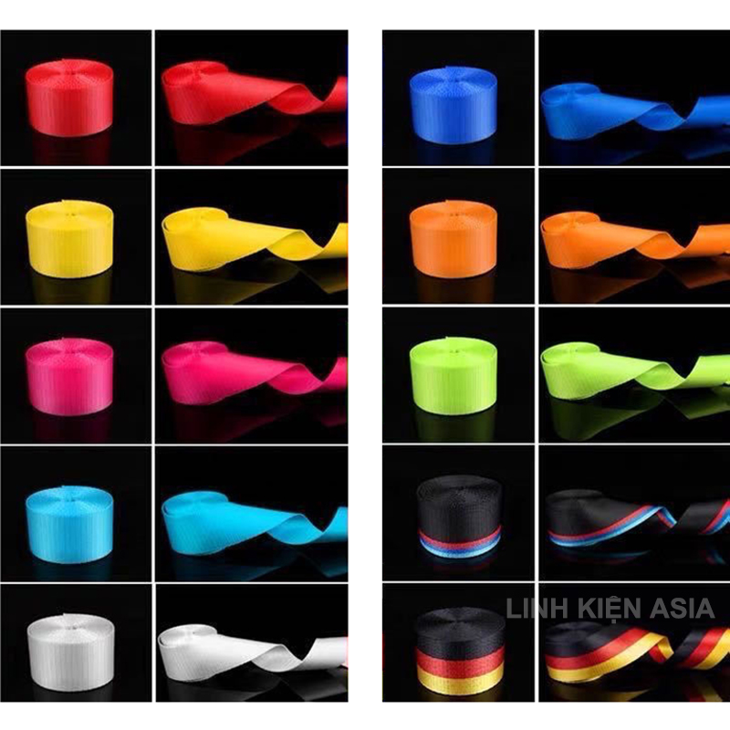 Cuộn dây thay đổi màu sắc sửa chữa dây đai an toàn trên ô tô dài 3,5m