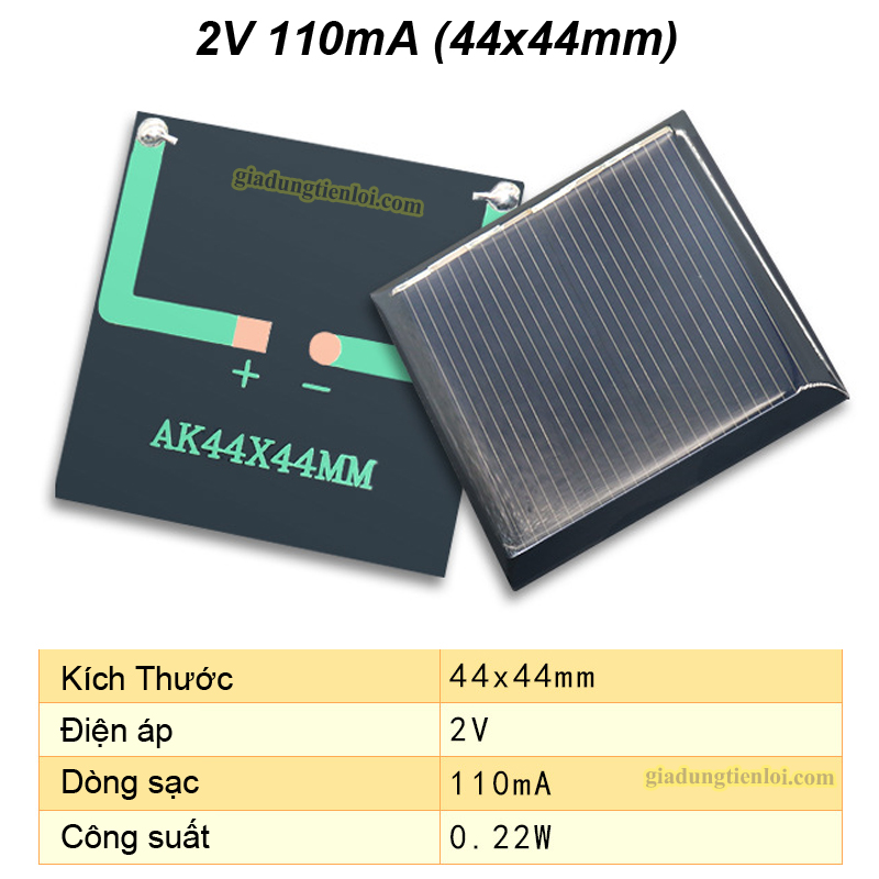 Tấm Pin Năng Lượng Mặt Trời nạp điện 1V/2V/3V/6V solar panel mini