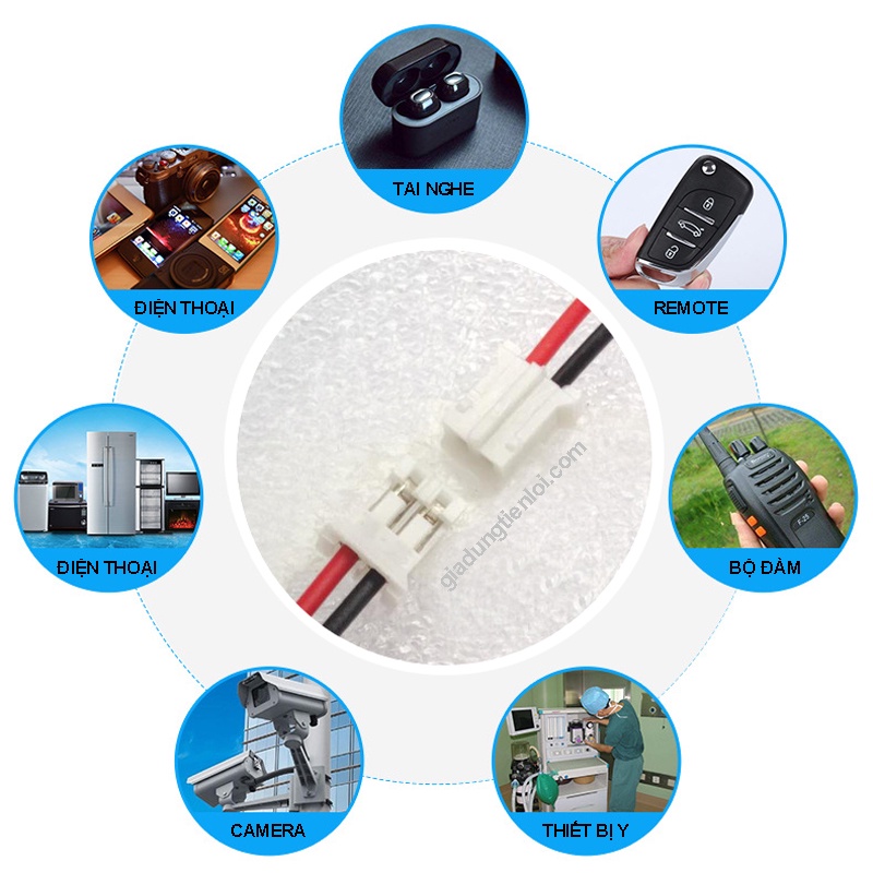 Cáp điện tử PH2.0 2P 3P - dây dài 20CM