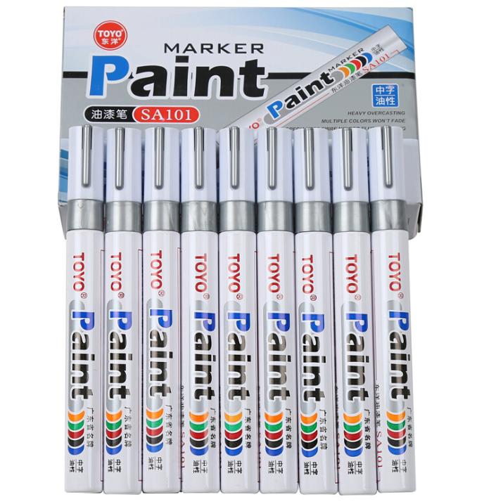 Bút Sơn (Repaint) Vẽ Lốp Xe Che Vết Nứt Đồ Nhựa Gốm Sứ Màu Sơn Bền, Độ Kết Dính Cao, Phù Hợp Với Hầu Hết Các Chất Liệu