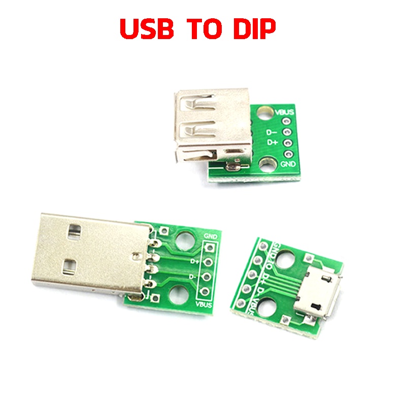Mạch chuyển USB to 4 chân DIP - USB 2.0 to 4 chân DIP