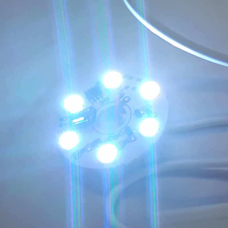 Mạch 6 Led (16 màu) điện áp 5V, có remote điều khiển chế đèn trang trí (remote)