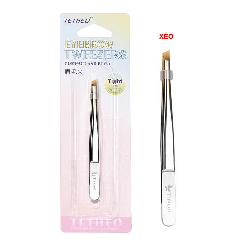 Nhíp inox 304 kẹp lông mày chất lượng cao chống đứt khi kẹp tóc