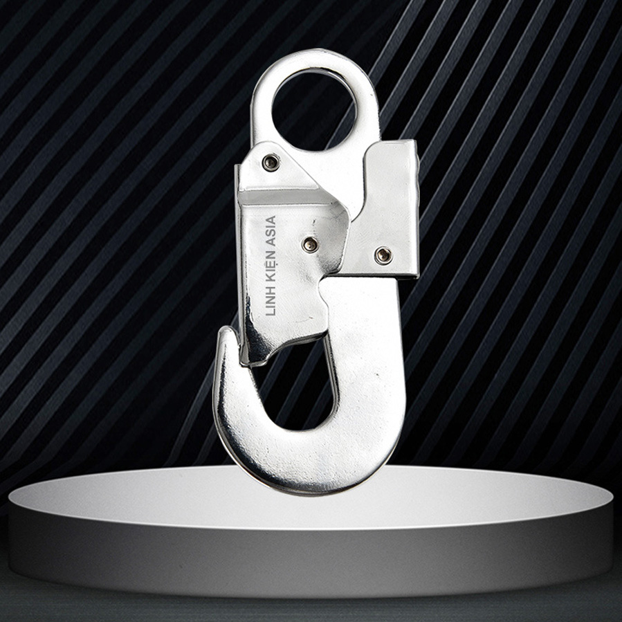Khóa an toàn THỢ ĐIỆN mạ kẽm, móc leo núi ngoài trời, khóa an toàn khi làm việc trên cao