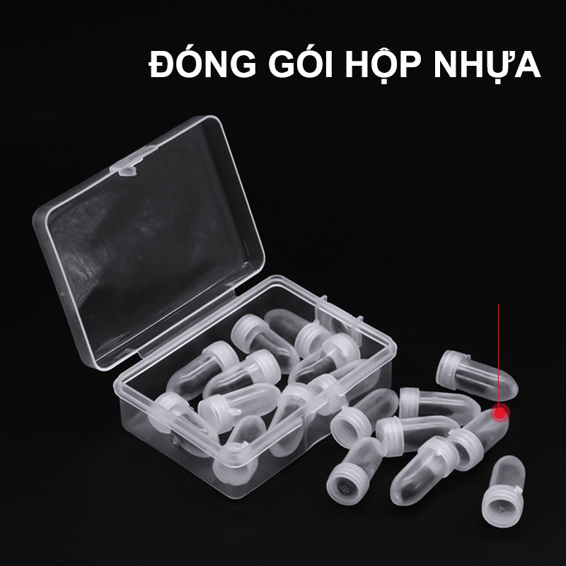 Hộp 10 đinh Vít có keo vá lốp xe cấp tốc Lốp không ruột Xe Máy/Xe Hơi