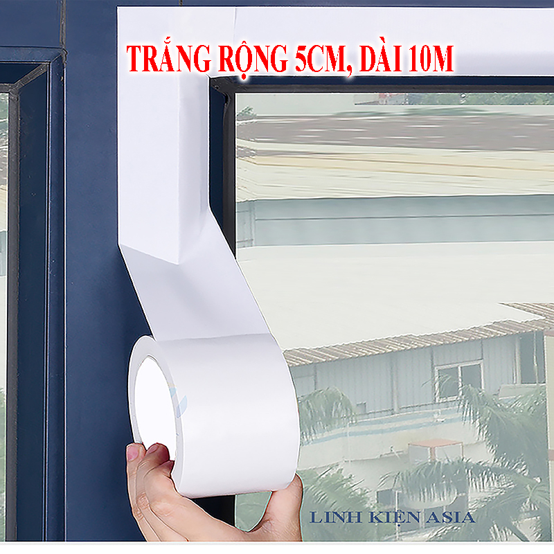 Băng keo TPE COMPOTISE dán bàn bếp chống thấm, dán cửa sổ chống gió rộng 5CM