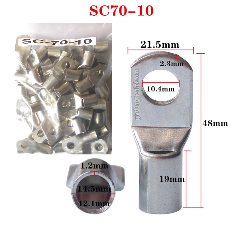 Đầu COS SC bằng đồng mạ si chống oxi hóa