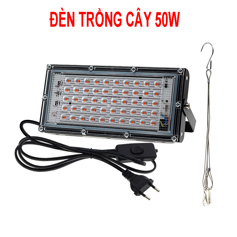 Đèn LED trồng cây 50W/100W giúp cây phát triển khi thiếu ánh nắng