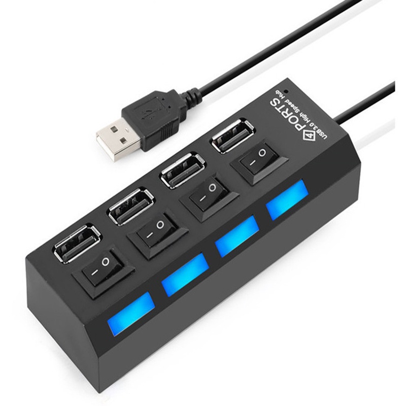 Bộ Chia USB 4 Cổng - hub USB2.0 tốc độ cao dễ dàng sử dụng