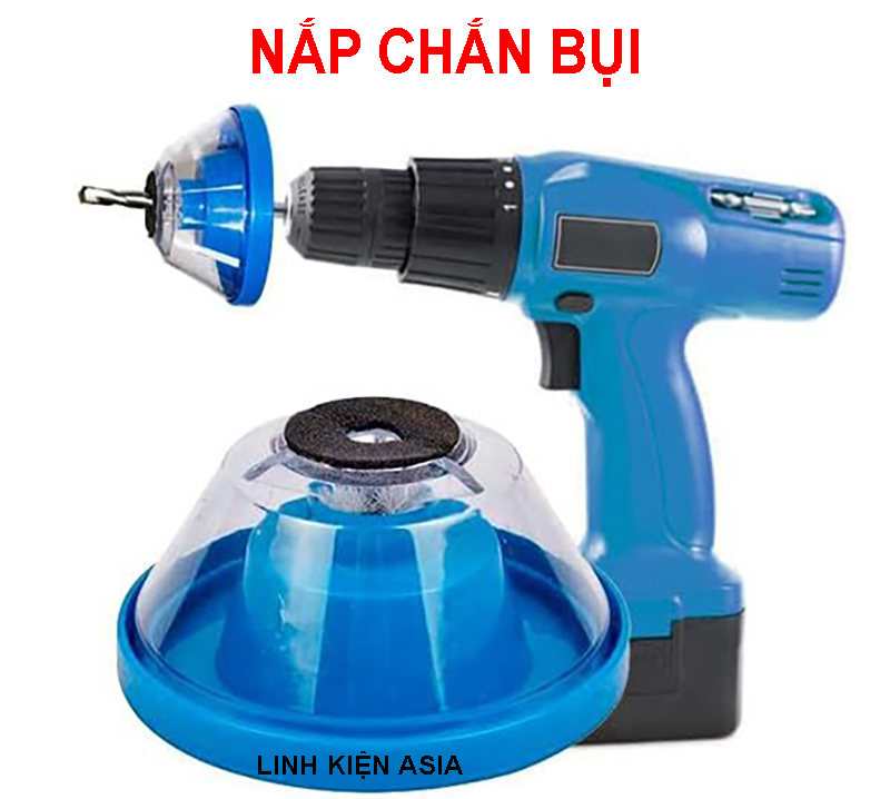 Nắp chắn bụi máy khoan tường đa năng, hộp chứa bụi khi khoan tường