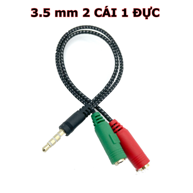 Dây cáp âm thanh 3.5 ly - giắc kết nối 3.5mm có dây và không dây