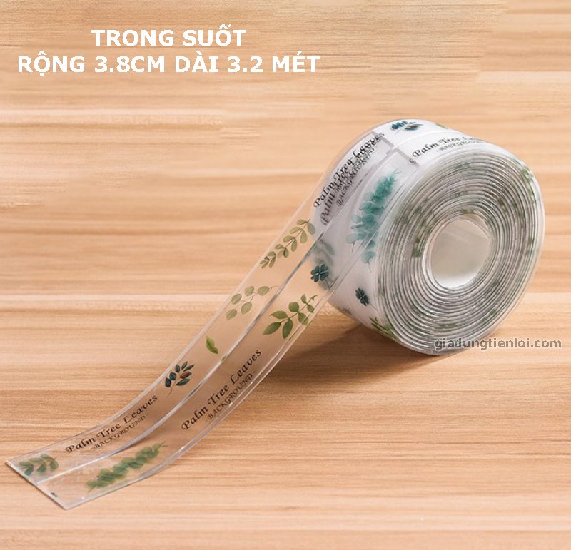 Băng keo PVC rộng 3.8CM chống thấm và chống nấm mốc nhà bếp