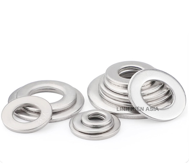 LONG ĐỀN GB97 gioăng inox 304 phẳng DIN125