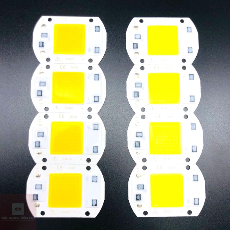 Chip led COB 30W-50W gắn đèn pha điện áp 220V