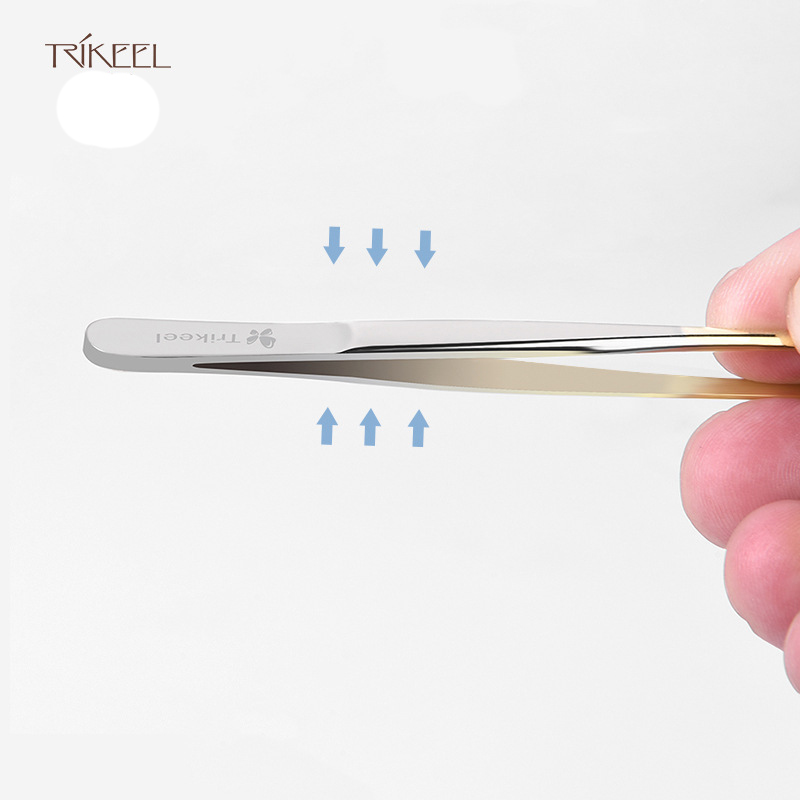 Nhíp inox 304 kẹp lông mày chất lượng cao chống đứt khi kẹp tóc