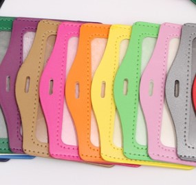 Bao Da đựng thẻ ngang 5.4x8.5 - thẻ đeo bằng da 1 mặt NGANG