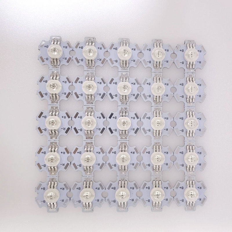 Chip led luxeon 3W-9W RGB 6 chân, led 3 in 1 siêu sáng