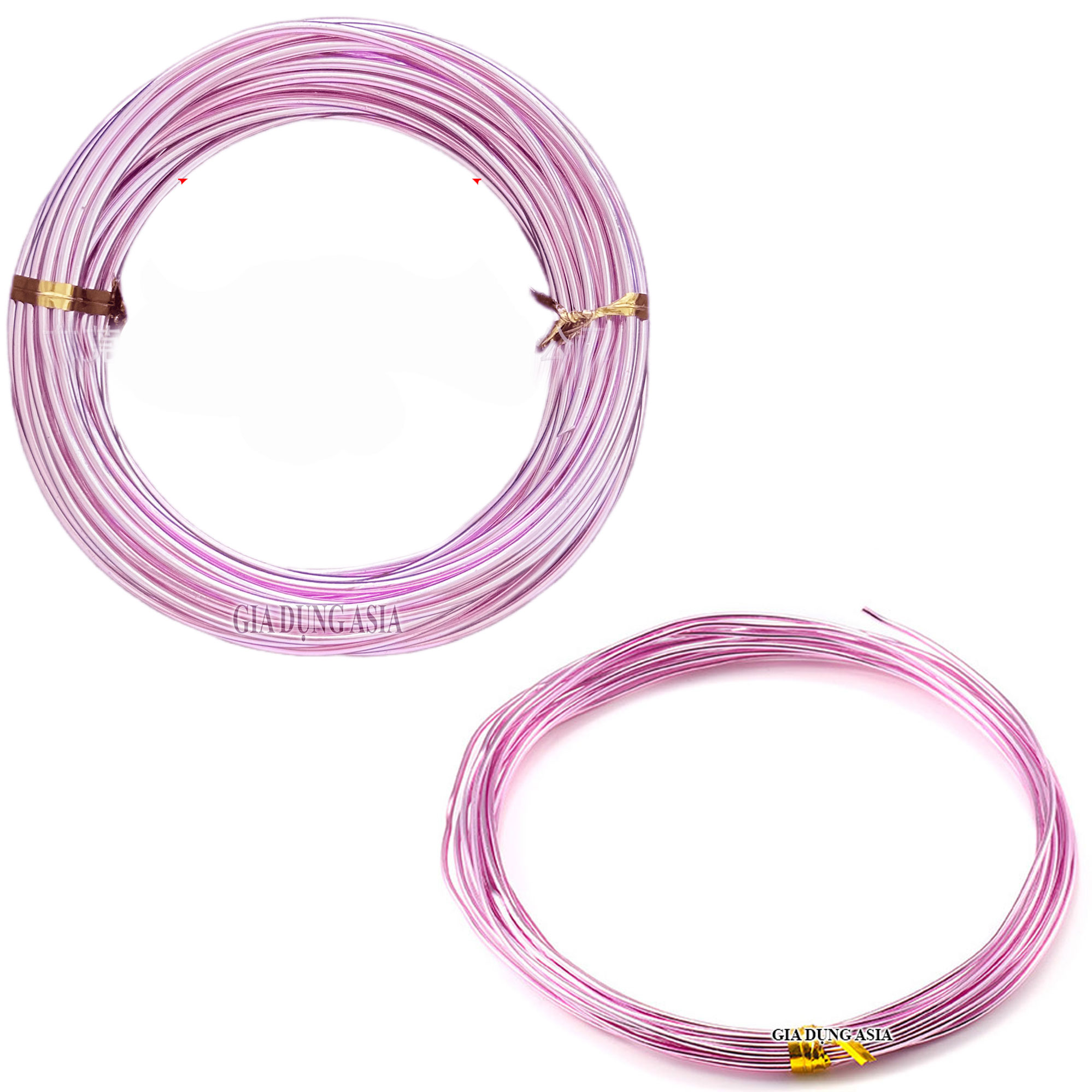 Cuộn 5 mét dây nhôm uốn làm mỹ thuật handmade màu sắc đa dạng