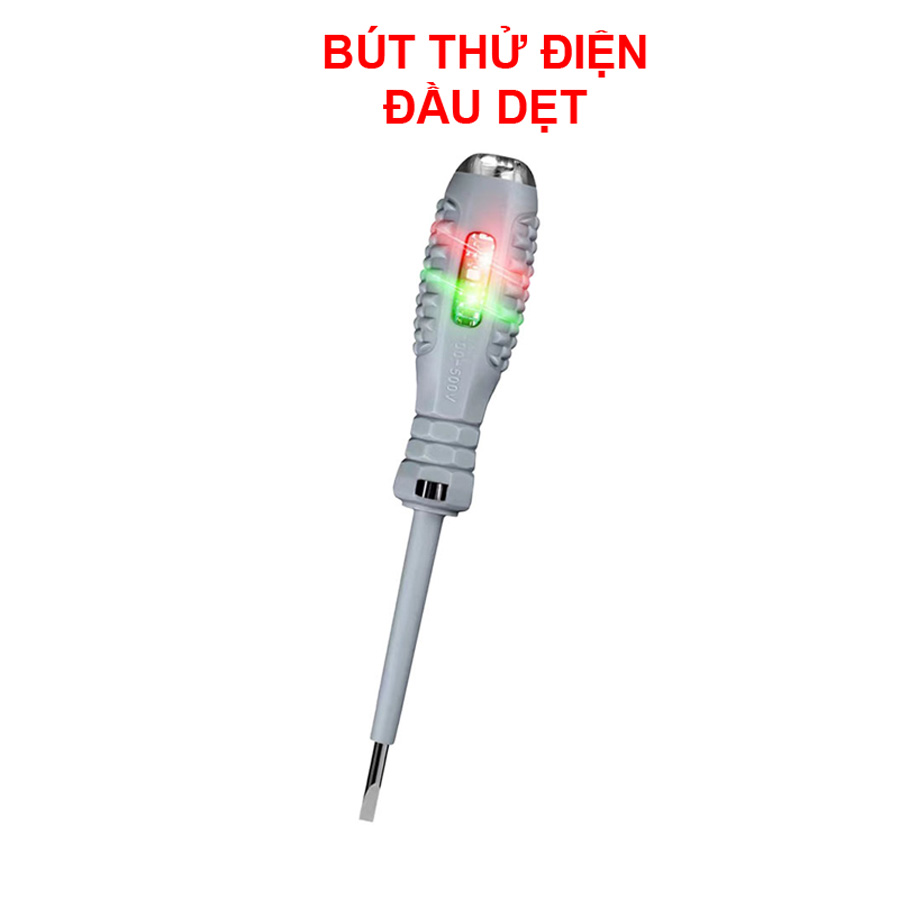 Bút thử điện đa năng có đèn led báo hiệu kèm tua vít (có từ tính)
