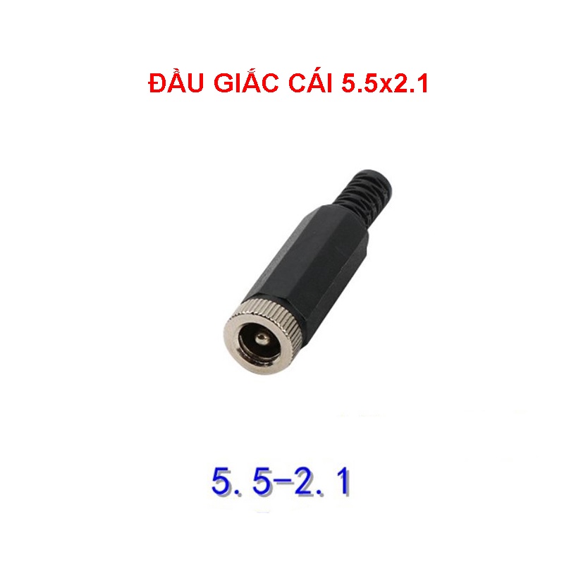 Đầu giắc DC 5.5x2.1mm 5.5x2.5mm 3.5x1.3mm - chân nối DC