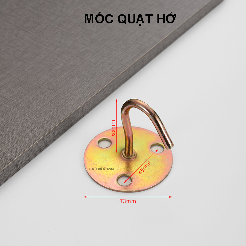 Móc treo quạt dày và chắc chắn, chịu tải lớn và an toàn