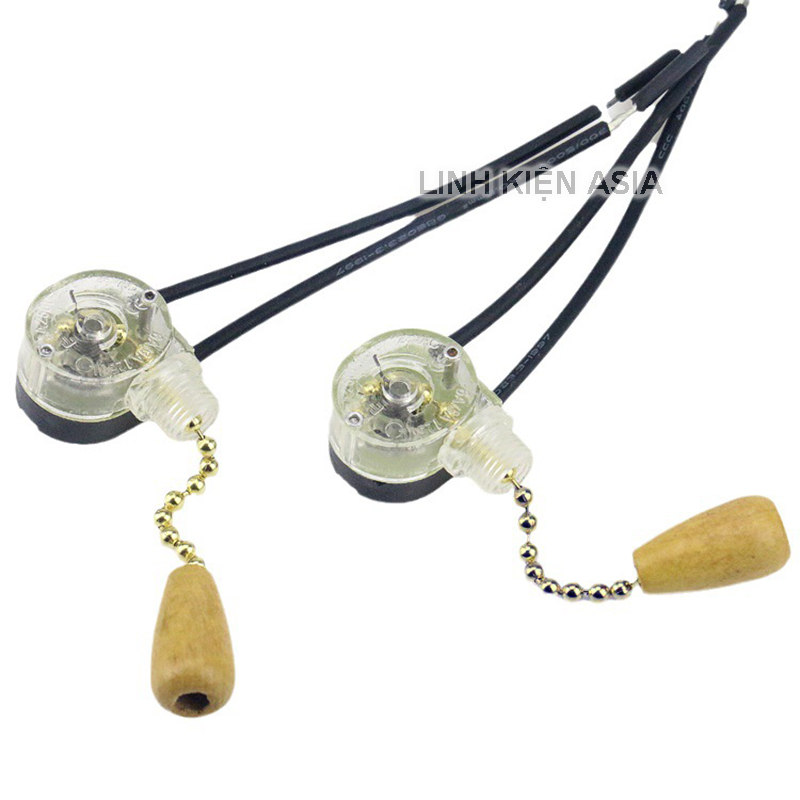 Công tắc dây kéo đèn trần đèn phòng ăn, đèn treo tường, vỏ nhựa ABS, lõi đồng