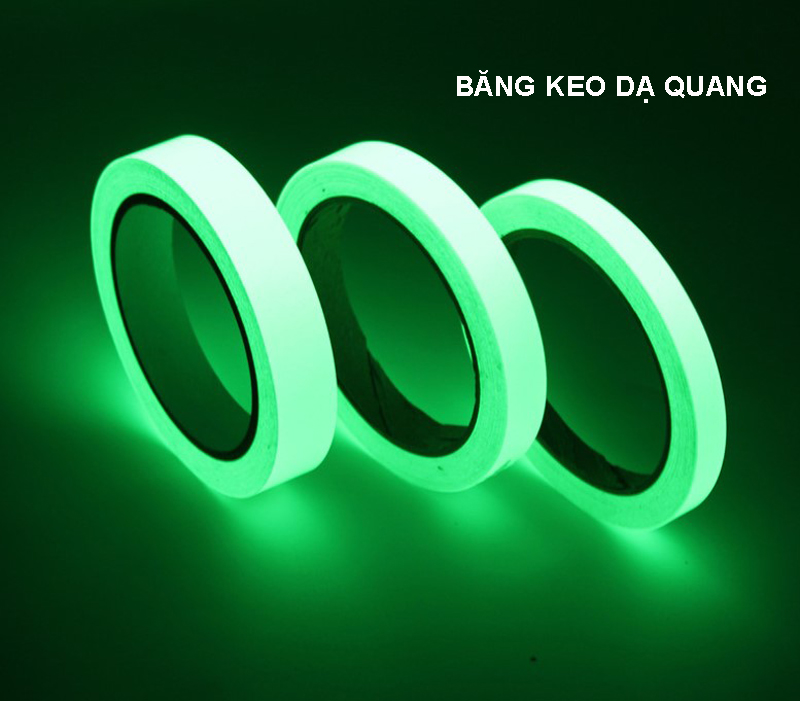 Băng keo decal dạ quang phát sáng ban đêm