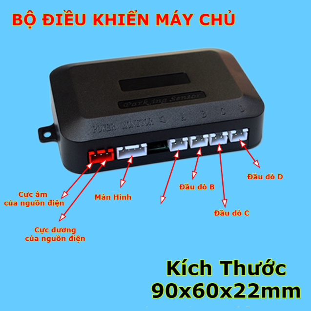 Cảm biến va chạm phía sau và xung quanh xe hơi, xe nâng