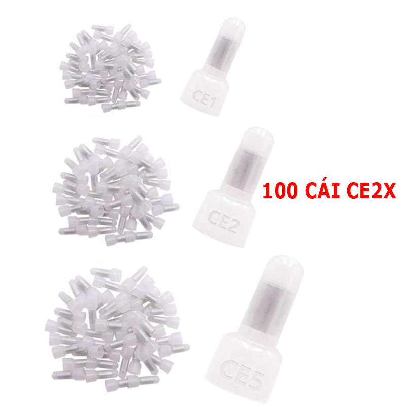Combo 100 đầu cos CE lõi nhôm nối dây điện siêu nhanh