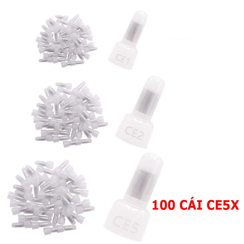Combo 100 đầu cos CE lõi nhôm nối dây điện siêu nhanh