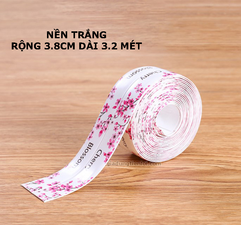 Băng keo PVC rộng 3.8CM chống thấm và chống nấm mốc nhà bếp
