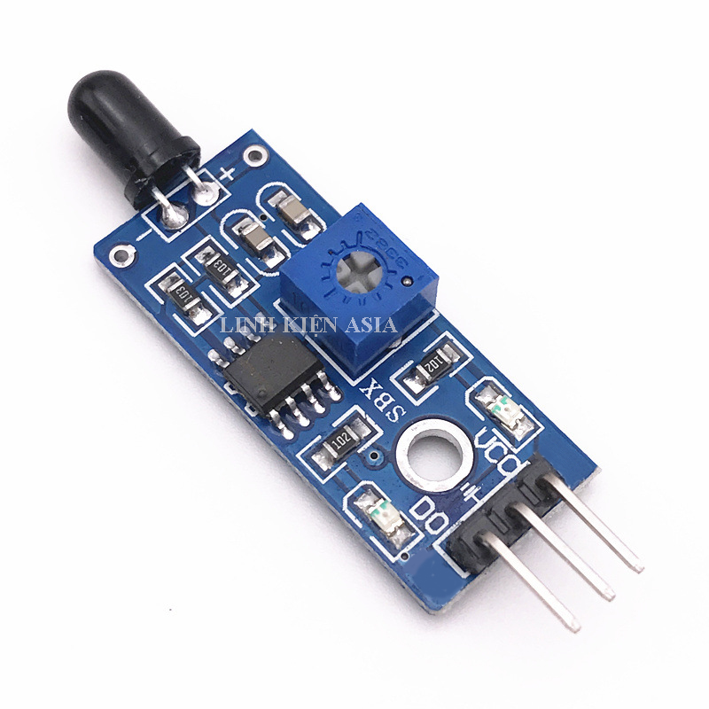 Cảm biến phát hiện ngọn lửa có chiết áp điều chỉnh độ nhạy (3 chân)