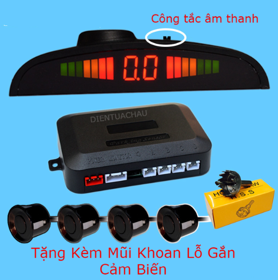 Cảm biến va chạm phía sau và xung quanh xe hơi, xe nâng
