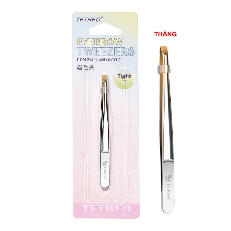 Nhíp inox 304 kẹp lông mày chất lượng cao chống đứt khi kẹp tóc