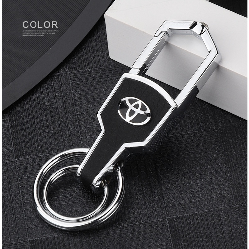 Móc treo chìa khóa có logo thương hiệu ôtô, xe hơi, xe máy cao cấp, không gỉ