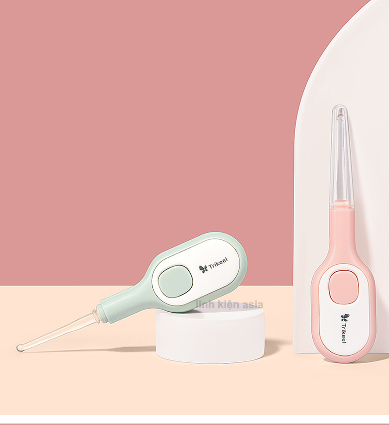 Ráy tai trẻ em có đèn led, chất liệu an toàn khi sử dụng cho bé