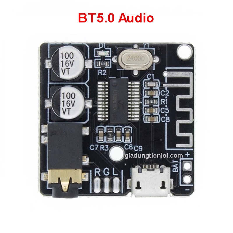 Bảng mạch thu tín hiệu MP3 Bluetooth 5.0 mạch giải mã âm thanh không dây