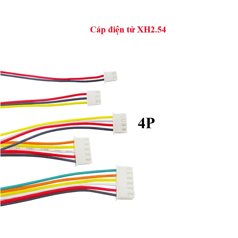 Cáp điện tử XH2.54 2P/3P/4P/6P/8P/10P/12P dài 20CM