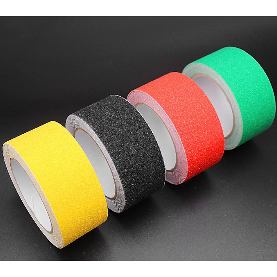 Cuộn băng keo CHỐNG TRƯỢT DẠ QUANG 5Mx5CM cho cầu thang - dán nền chống trơn trượt 5 mét