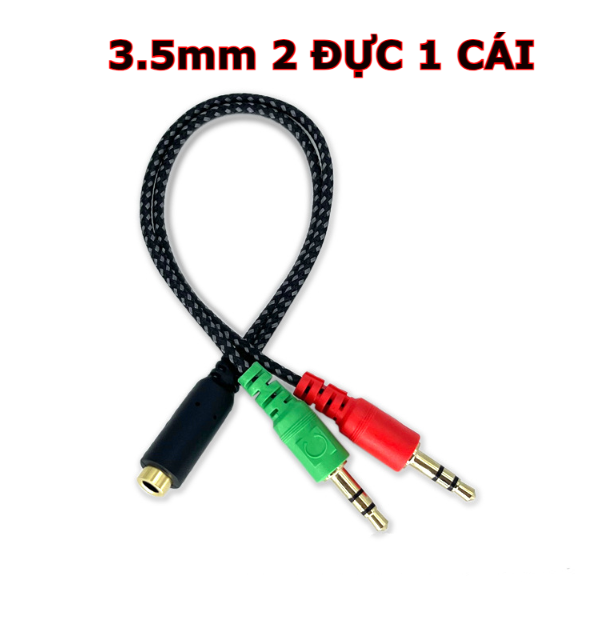 Dây cáp âm thanh 3.5 ly - giắc kết nối 3.5mm có dây và không dây