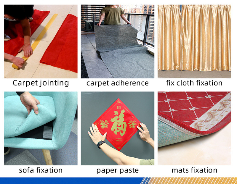 Băng keo SỢI THỦY TINH 2 mặt siêu bền - băng keo lưới 2 mặt dán thảm