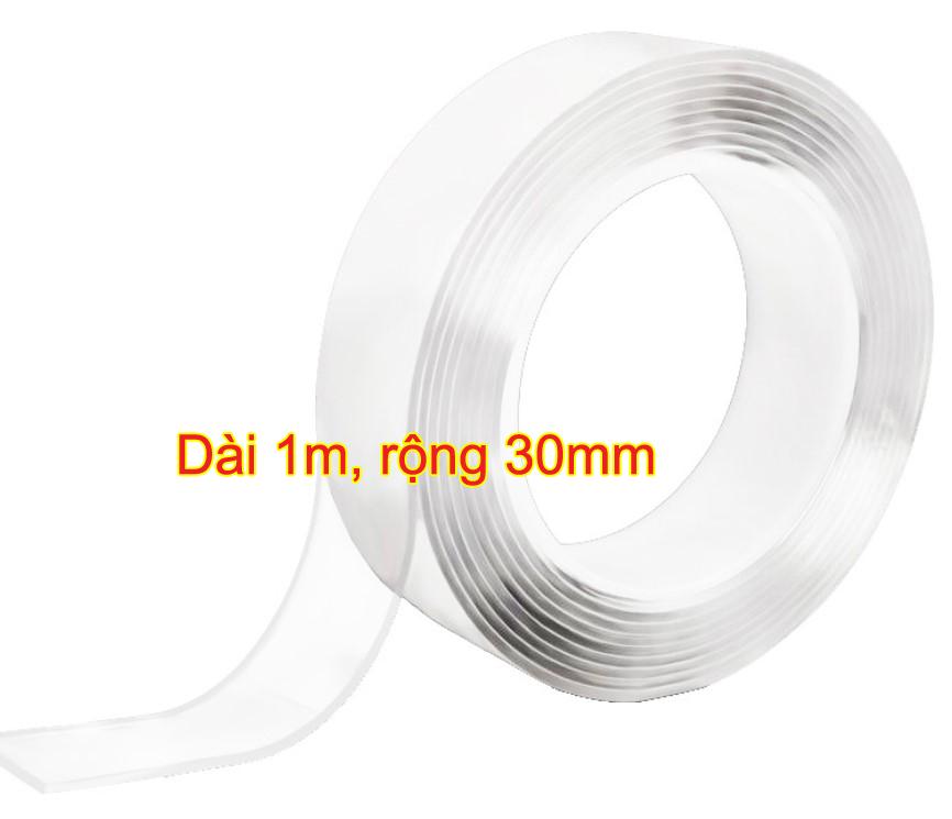 Băng keo 2 mặt Acrylic trong suốt siêu dính không thấm nước